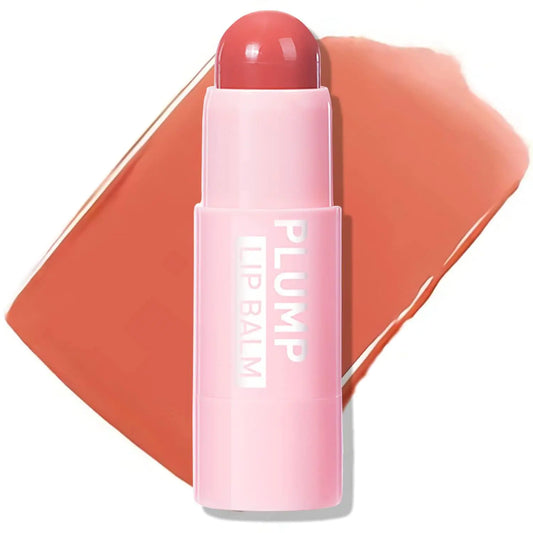 UNYOKE Plumping Lip Balm - Tinted Lip Balm Plumper - Enhancing & Hydrating Lip Moisturizer Fade Lip Lines Lip Care 0.17Oz/4.8g 03# PINK